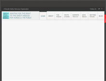 Tablet Screenshot of needlesticksafety.org